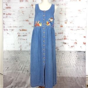 EUC Vintage Disney Poo Dress Jumper L/XL